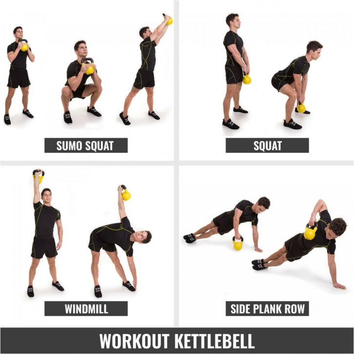 Kettlebells aus Kunststoff