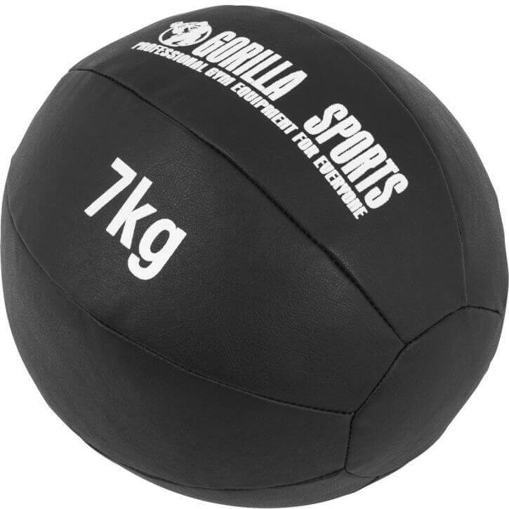 Medizinball aus Leder